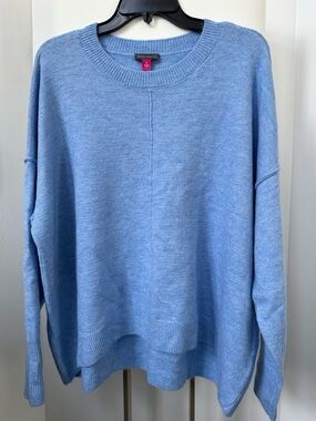 Vince Camuto Sky Blue Crewneck Sweater
